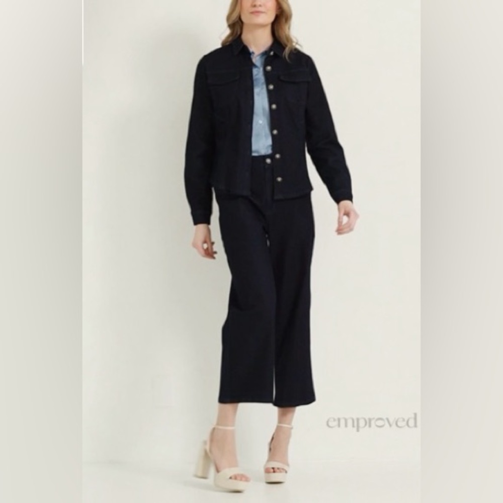 EMPROVED DENIM BLOUSE - Picture 12 of 12